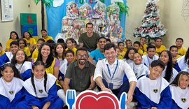 Alagoas sem Fome doa 1 tonelada de alimentos a instituição assistencial no Barro Duro