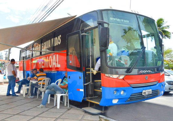 Hemoal promove coletas externas de sangue em Arapiraca e Viçosa