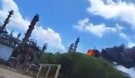 Vídeo: incêndio atinge fábrica da Braskem no Polo de Marechal Deodoro