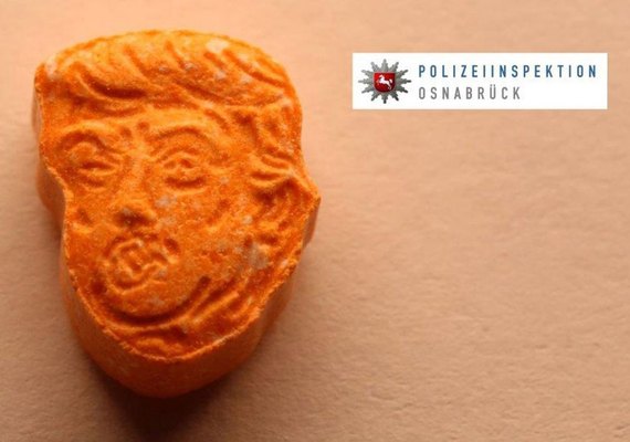 Polícia apreende ecstasy com o rosto de Donald Trump na Alemanha