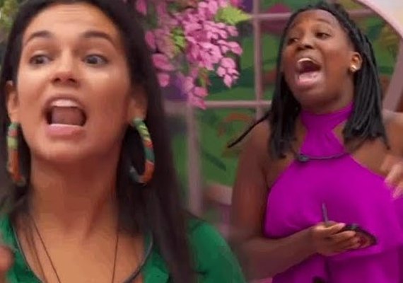 Leidy Elin, Beatriz e Alane brigam aos gritos no 'Big Brother Brasil 24'