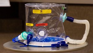 Fiea doa a hospitais equipamento que impede intubação e que paciente vá para UTI