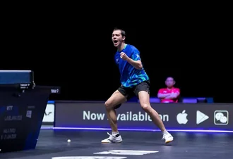 Hugo Calderano cai na final e perde chance do tri no WTT da Eslovênia