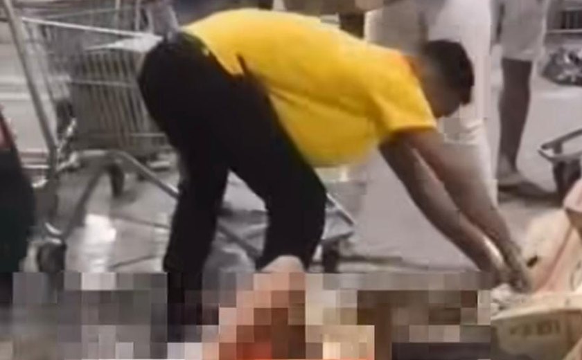 Mulher fica ferida após palete de água sanitária cair em atacarejo de Maceió