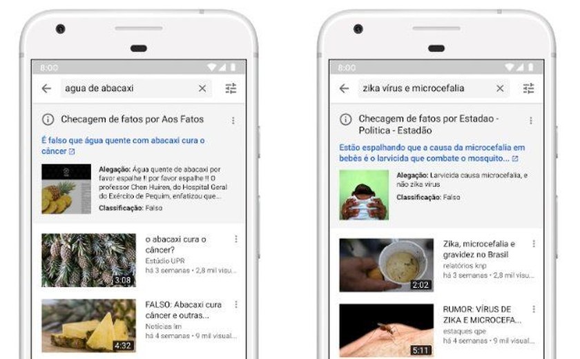 YouTube começa a colocar alertas para combater vídeos de fake news no Brasil