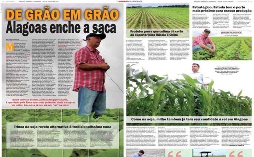 Tribuna Independente é finalista em prêmio alagoano sobre agricultura