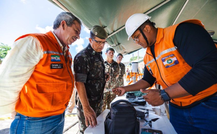 Defesa Civil de Maceió coordena simulado de treinamento em situações de emergência
