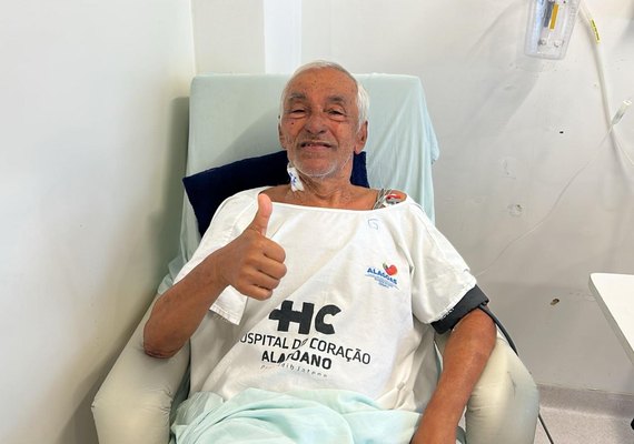 Implante de válvula aórtica salva a vida de idoso internado no Hospital do Coração Alagoano
