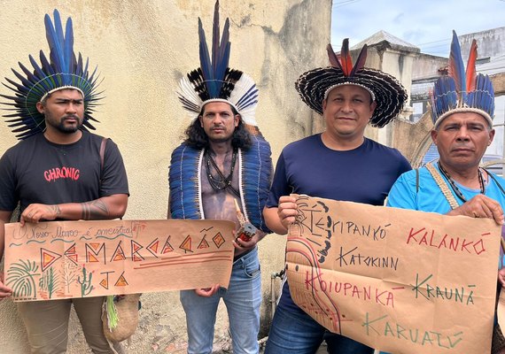 Povos indígenas ocupam sede da Funai em Maceió e cobram demarcação de terras no Sertão de Alagoas