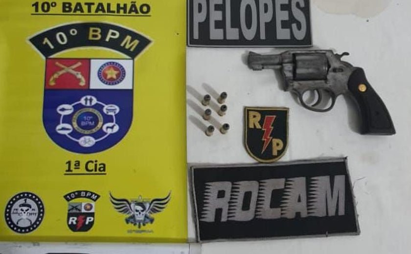 Equipes da PM apreendem armas em Maceió e outras quatro cidades de Alagoas