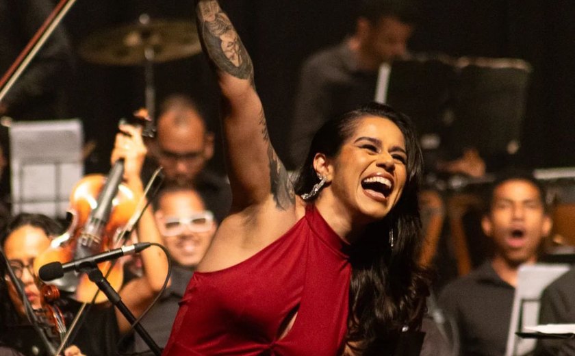 Myrna Araújo e Makson Miguel se juntam a Orquestra Filarmônica de Alagoas no palco do Teatro Deodoro