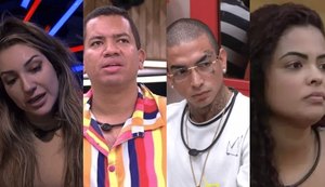 'BBB23': Amanda, Bruno Gaga, MC Guimê e Paula formam Paredão após votação polêmica