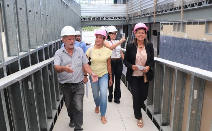 MPT/AL e TRT/AL realizam inspeção em obras da Escola de Referência Sesi