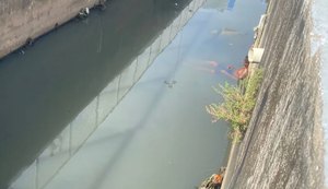 Bombeiros resgatam suspeito de assalto que se jogou em córrego para fugir de agressões