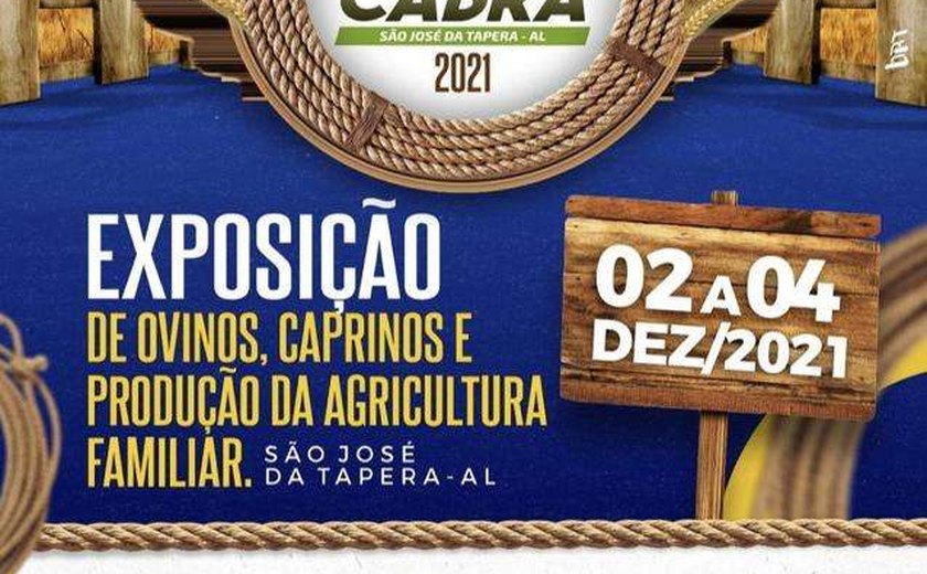 Cidade sertaneja anuncia sua Expocabra 2021, que acontece neste final de semana