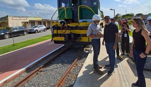 Ministro prestigia preparativos do VLT em Arapiraca