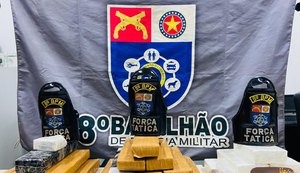 PM apreende 20 Kg de drogas em residência que funcionava como depósito para abastecer o tráfico