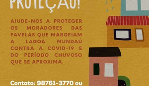 Campanha arrecada máscaras e lona para moradores das comunidades da Lagoa Mundaú