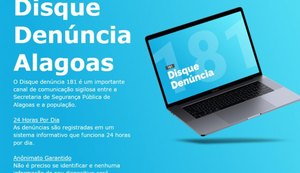 Mais de 4.700 denúncias recebidas pela Segurança Pública são solucionadas em Alagoas