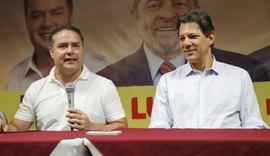 Haddad declara apoio oficial de Lula à reeleição de Renan Filho em Alagoas