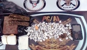 Suspeito de tráfico de drogas e assassinatos é preso em flagrante no Benedito Bentes