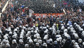 Polícia dispersa manifestação contra G20 na Alemanha