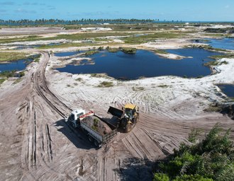 Empresa tem duas licenças para extrair areia