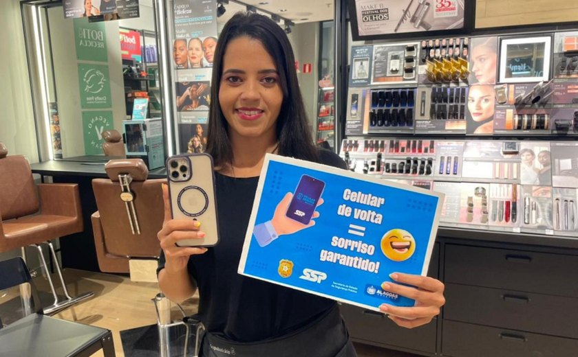 Governo de AL disponibiliza plataforma para consultar celulares roubados ou extraviados