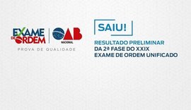 Confira o resultado preliminar da 2ª fase do XXIX Exame de Ordem da OAB