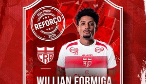 CRB anuncia contratação do lateral-esquerdo William Formiga