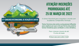 Inscrições para Concurso de Redação de Cartas são prorrogadas para o dia 25