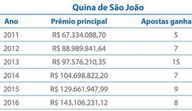 Quina de São João 2017 promete prêmio de R$ 130 milhões