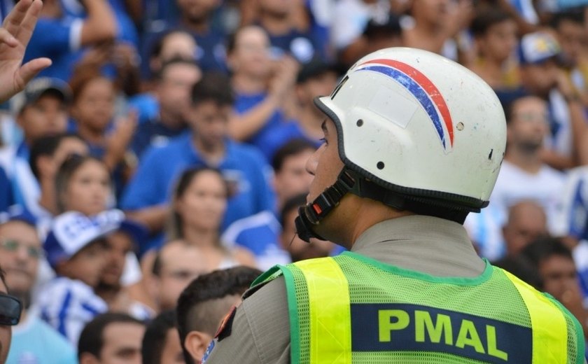 Segurança para jogo CRB x CSA vai mobilizar 400 policiais militares neste sábado