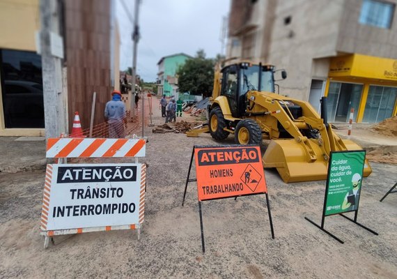 Verde Alagoas realiza obra de substituição do poço de visita no Conjunto Virgem dos Pobres