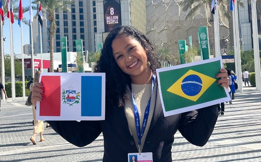 Estudante de Engenharia Ambiental representa Ufal na COP-28 em Dubai