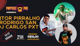 Rodrigo SAN, Vitor Pirralho e Dj Carlos PXT realizam show neste sábado