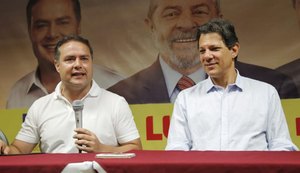 Haddad declara apoio oficial de Lula à reeleição de Renan Filho em Alagoas
