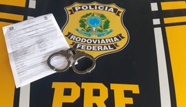 PRF cumpre mandado de prisão, em Canapi
