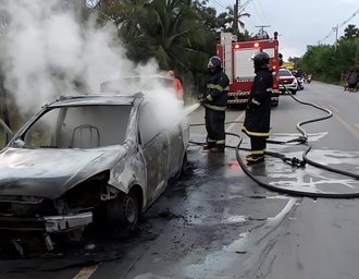 Corpo de Bombeiros registra aumento de 130% nos incêndios em veículos em Alagoas
