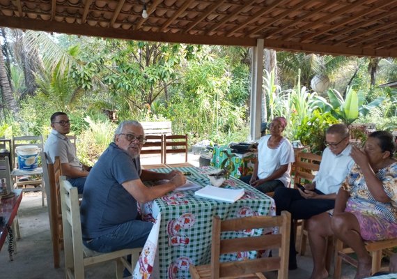 Comunidade da Palatéia recebe visita técnica da equipe da Uniprópolis