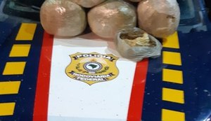 PRF apreende mais de 25 kg de maconha em União dos Palmares