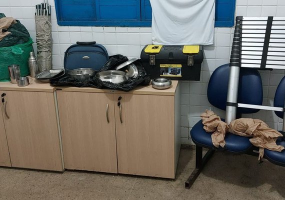 PC detém suspeito de furtar residências na Barra de São Miguel e prende homem por receptação
