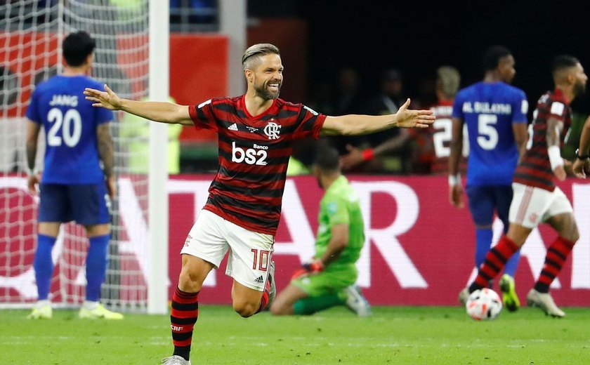 Mesmo em quarentena, meia Diego do Flamengo mostra sede de títulos