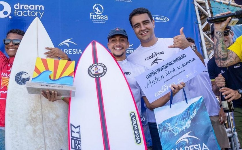 JHC entrega premiação do Campeonato Brasileiro de Surf e reforça incentivo ao esporte na capital