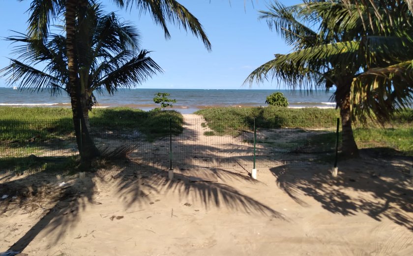 IMA intima Prefeitura de Japaratinga a definir acessos da população à praia do Salgado