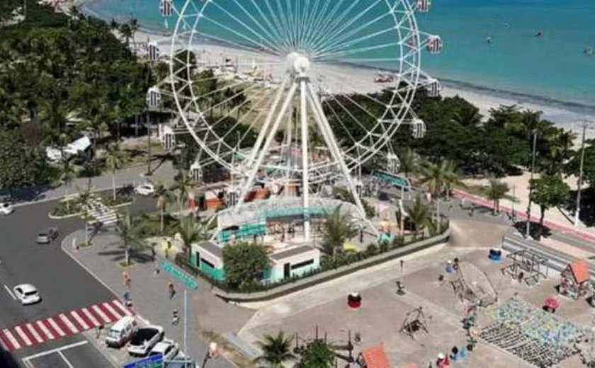 Roda gigante: Ministério Público exigiu apresentação de todas as licenças e acompanhou processo até a instalação