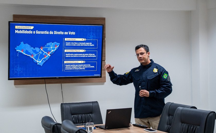 TRE/AL e PRF discutem ações de segurança para as Eleições 2026