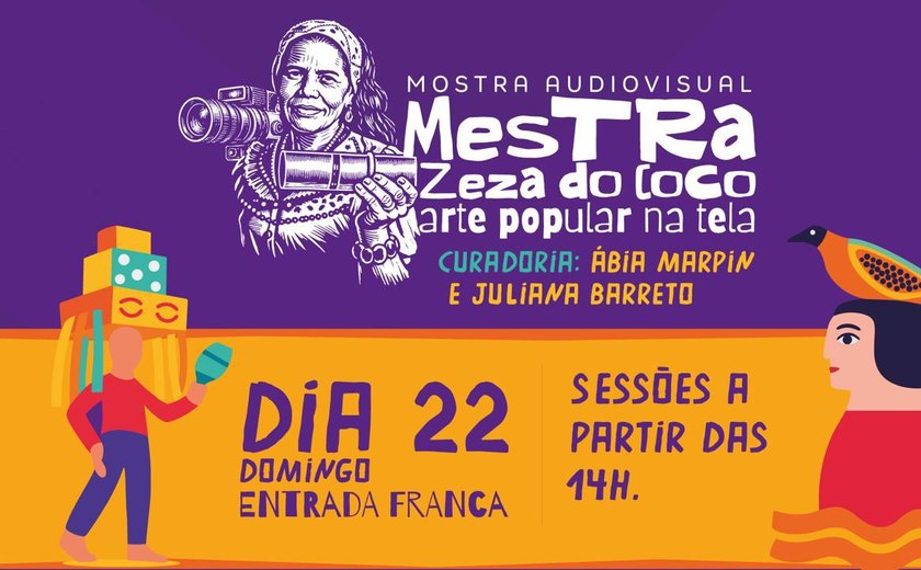 Mostra Audiovisual Mestra Zeza do Coco apresenta recorte do cinema alagoano neste domingo (22)