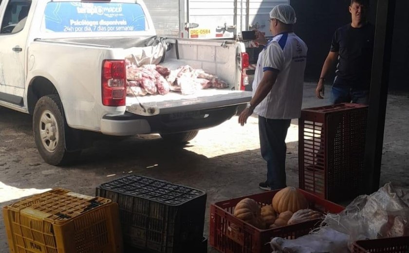 Vigilância Sanitária apreende 150 kg de carne imprópria para o consumo
