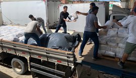 Cestas básicas continuam a ser entregues aos municípios afetados pelas fortes chuvas